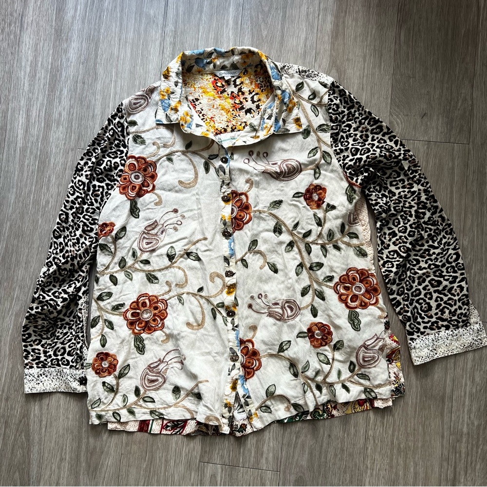 John Mark Vibrant Patterned Shirt